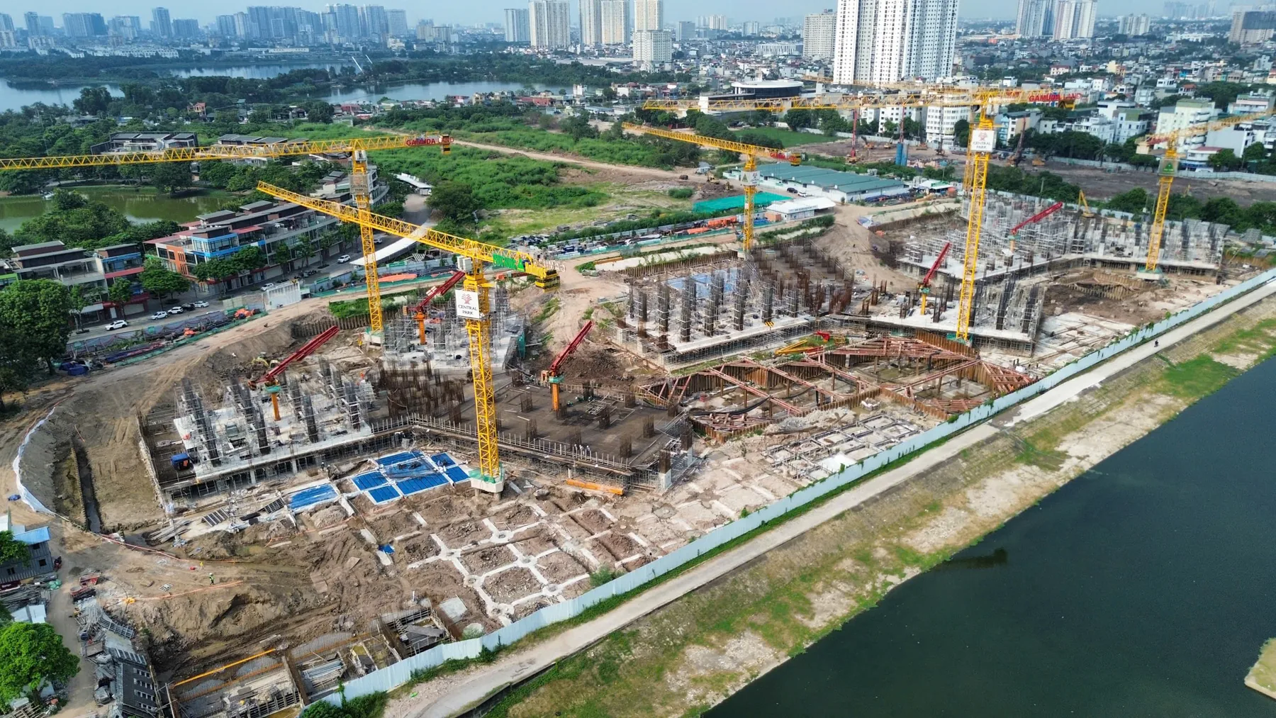 Toàn cảnh công trường HH2 Gamuda ngày 23 tháng 9 năm 2026